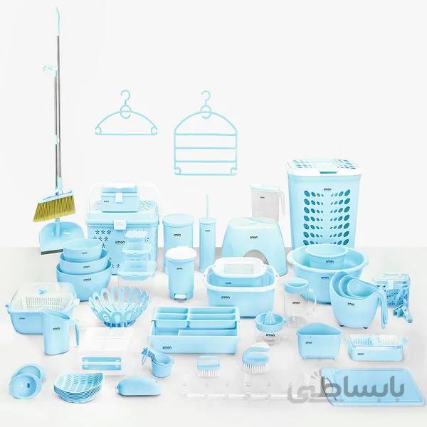 سرویس پلاسکو لیمون ا سرویس آشپزخانه 38 تکه و دارای 75 تا80 پارچه Limon Khitchen Set