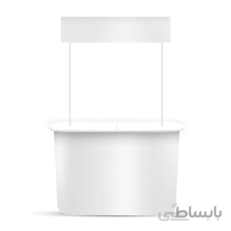 میز کانتر بزرگ مدل تاجدار سایز 90×210