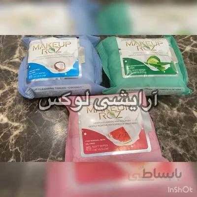 دستمال مرطوب میکاپ رز
