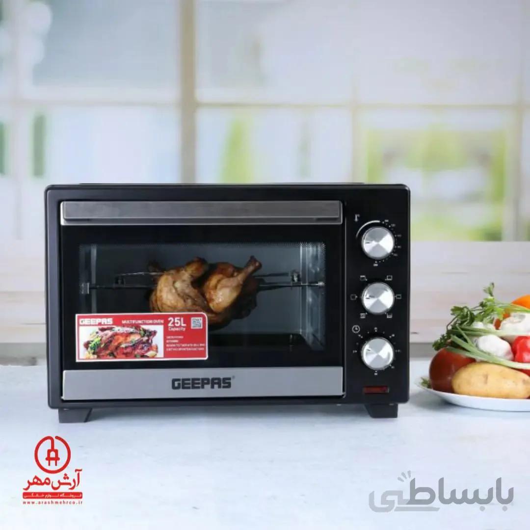 اون توستر جی پاس مدل GO4464N ا GEEPAS MODEL : GO4464N 25L