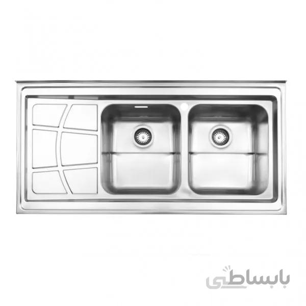 سینک 762/60 استیل البرز روکار فانتزی