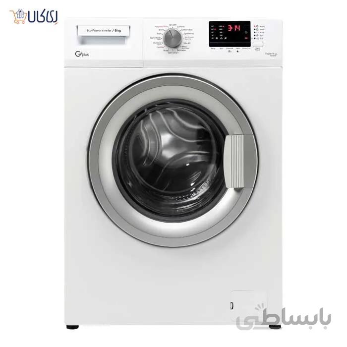 ماشین لباسشویی جی پلاس مدل 82B13 ظرفیت 8 کیلوگرم ا Gplus 82B13W Washing Machine 8Kg