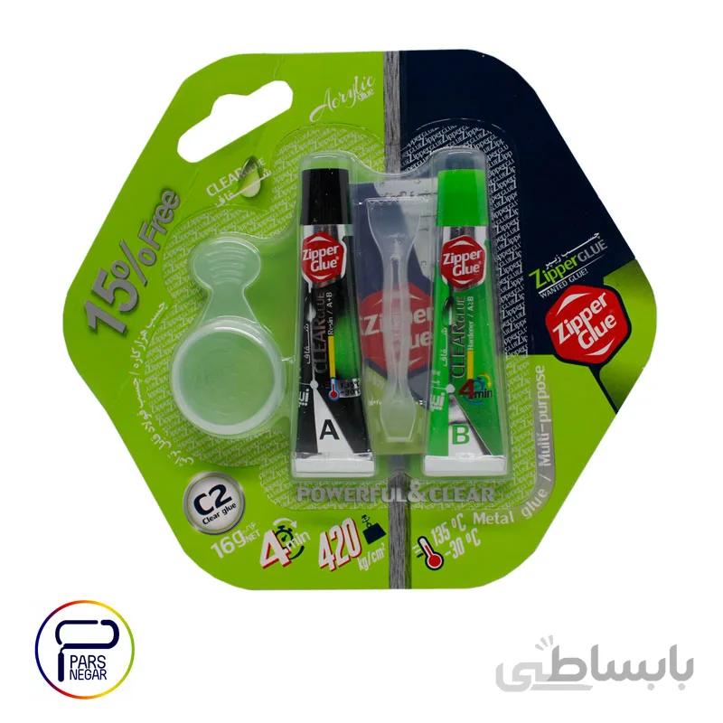 چسب دوقلوی زیپر مدل C2 وزن 16 گرم ا zipperglue c2 16 gr