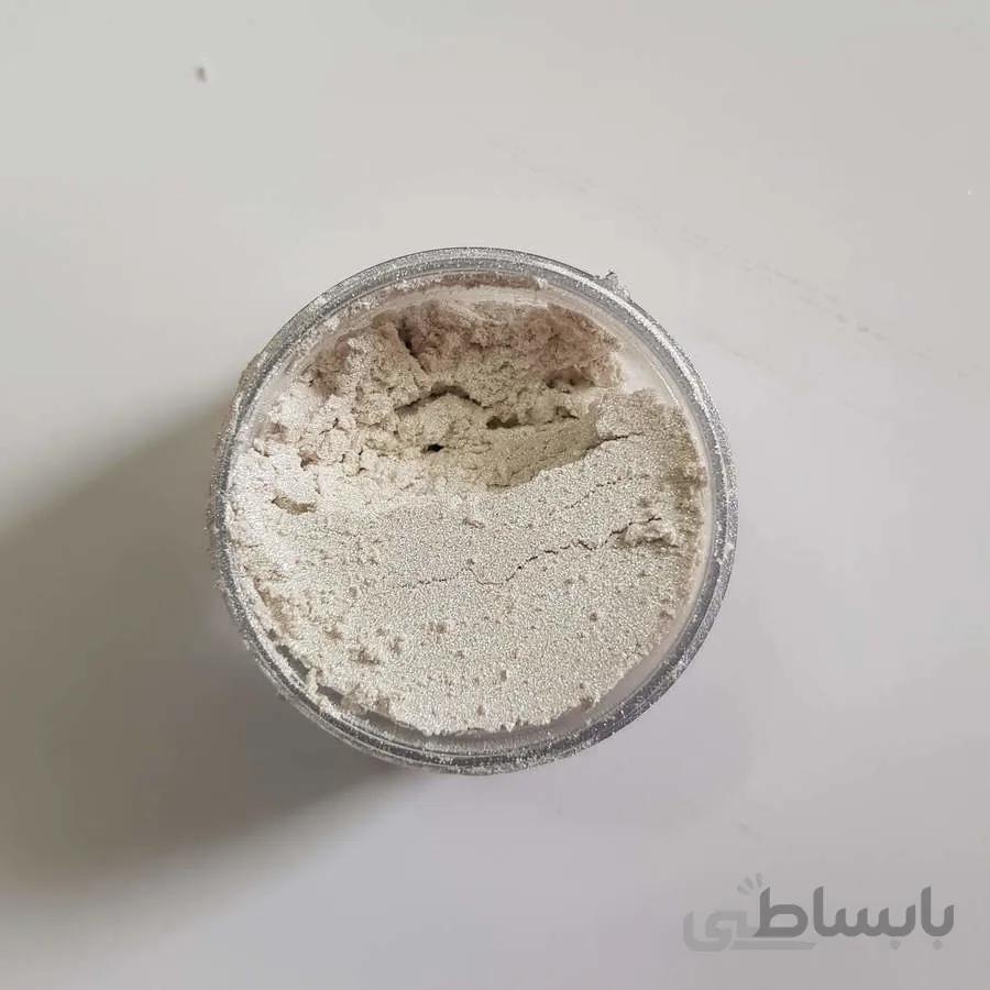 رنگ پودری صدفی سفید