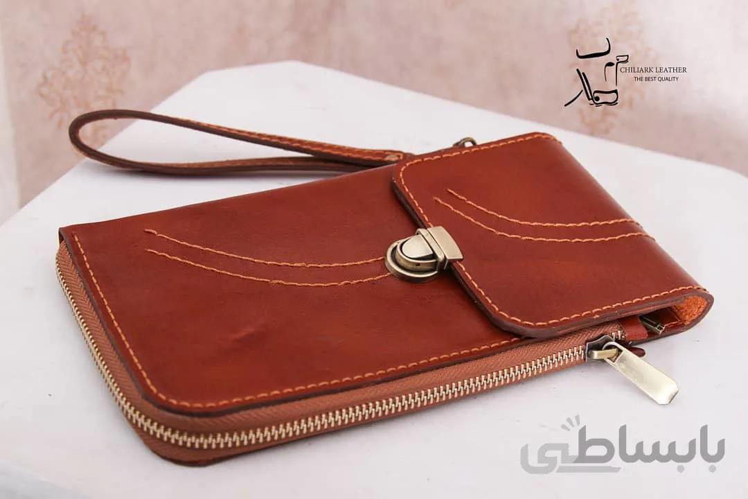 کیف مدارک دستی چرم کد ۱۰۲۶۰
