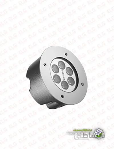 چراغ استخری 6 وات گرد IP68 ارتقا صنعت نور