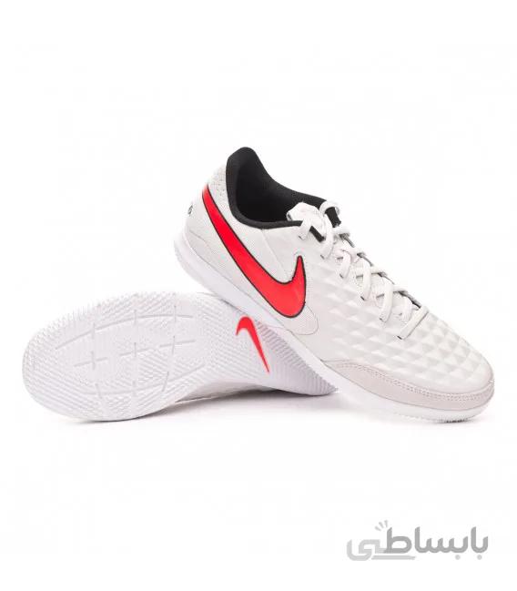 کفش فوتسال نایک تمپو های کپی Nike Tiempo Legend VIII Academy IC White Red Black