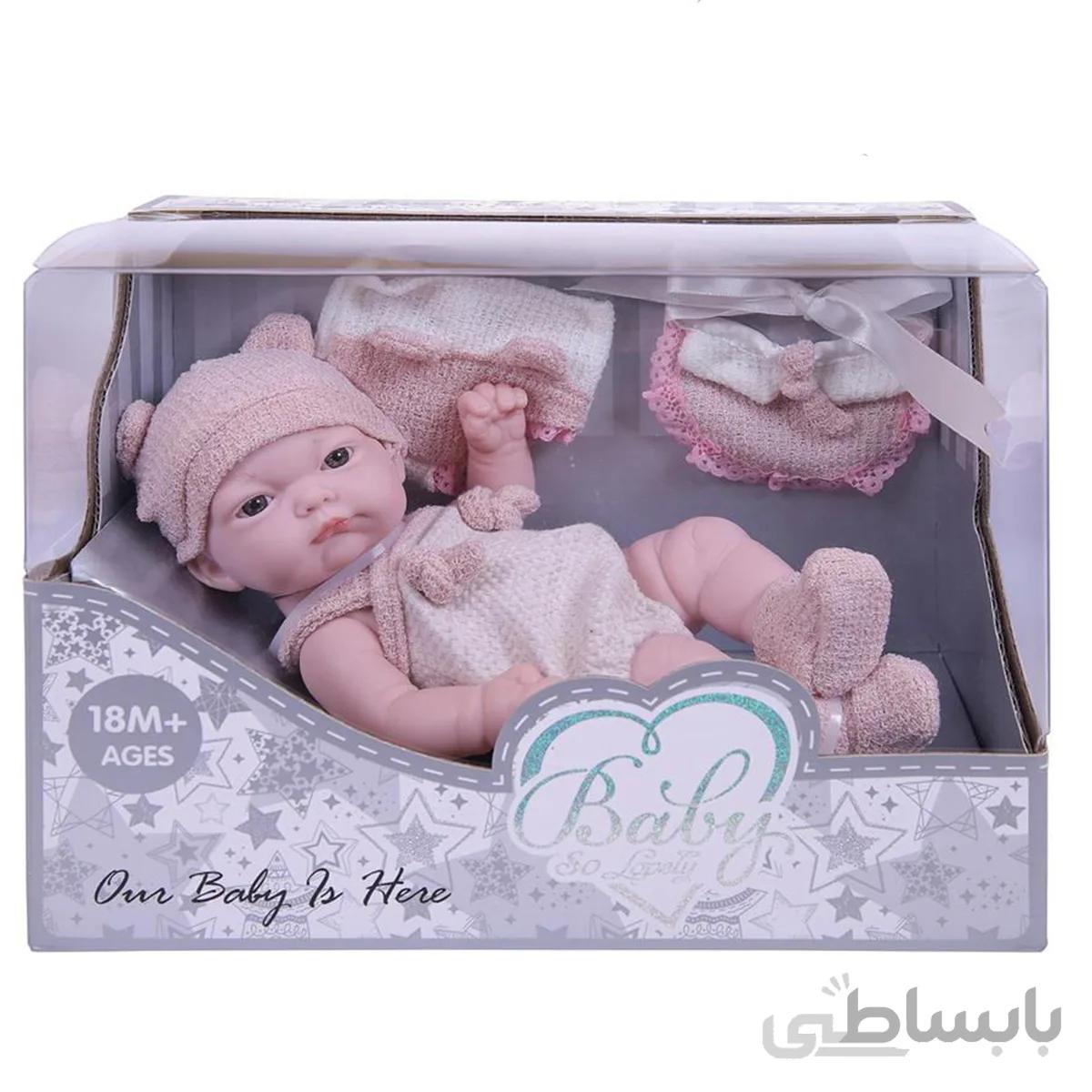 عروسک بیبی سو لاولی کد 203-2 ارتفاع 25 سانتی متر