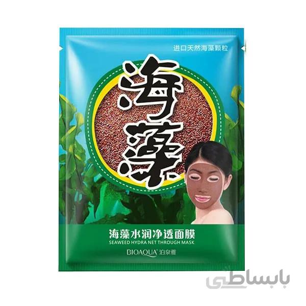 ماسک صورت پودری گرانول جلبک دریایی خالص بیواکوا وزن 15 گرم