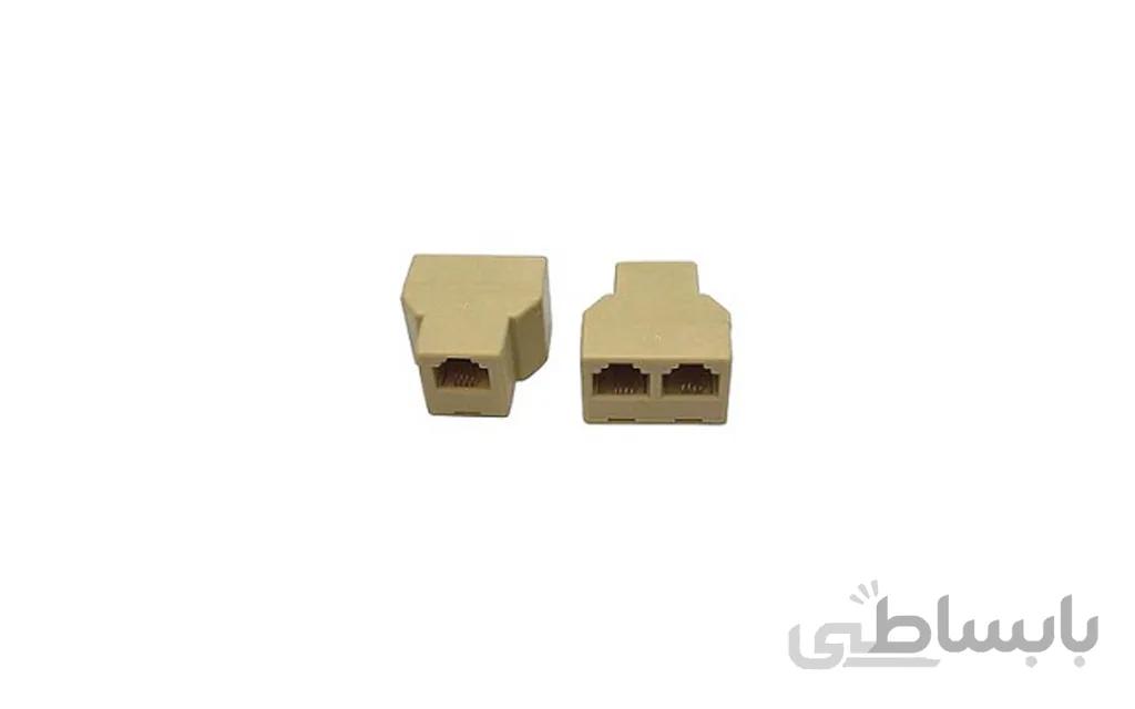 تبدیل 1به2 تلفنی دوطرف ماده RG11 ا Convert 1 to 2 items on both sides of RG11