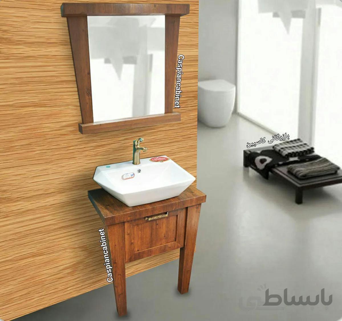 روشویی کابینت دار مارنتا چوب65 سانت ا روشویی کابینت دار مارنتا چوب65 سانت
