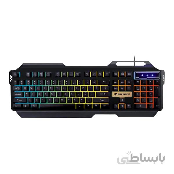 کیبورد گیمینگ با سیم جرتک مدل K909 ا Jertech K909 Wired Gaming Keyboard