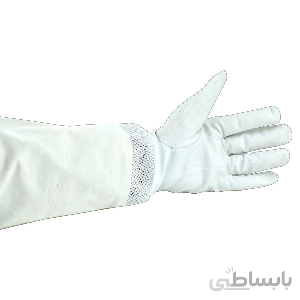 دستکش زنبورداری چرم طبیعی تهویه دار پادنیش