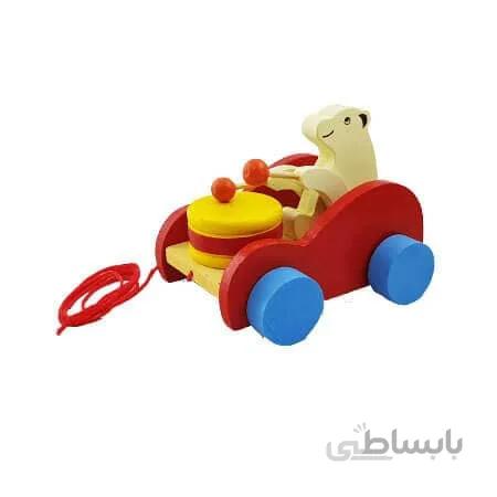 خرس طبل زن چوبی