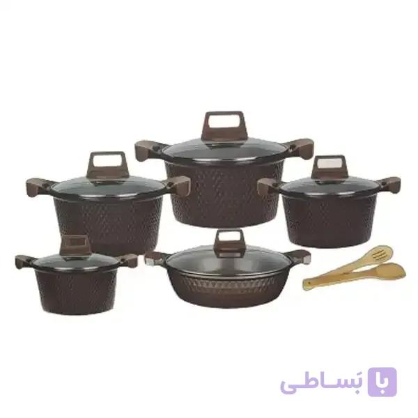 سرویس قابلمه الماسی یونیک 12 پارچه Unique