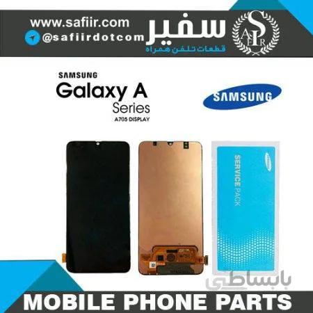 تاچ ال سی دی سامسونگ A70 سرویس پک با فریم-LCD A70 SERVICE PACK+FRAME BLACK