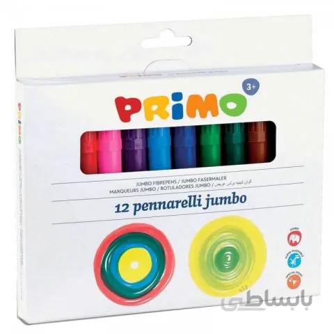 ماژیک نقاشی جامبو 12 رنگ پریمو کد 603JUMBO12
