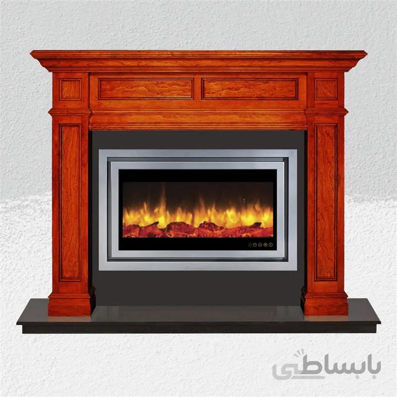 شومینه برقی زمینی آوالون با فریم چوبی ALW010