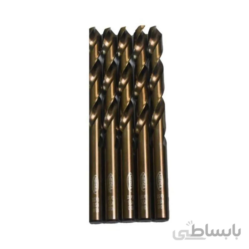 مجموعه 5 عددی مته آهن مدیا مدل HSSCO سایز 10 میلی متر