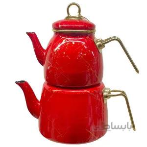 ست کتری و قوری پاچی مدل emaye99