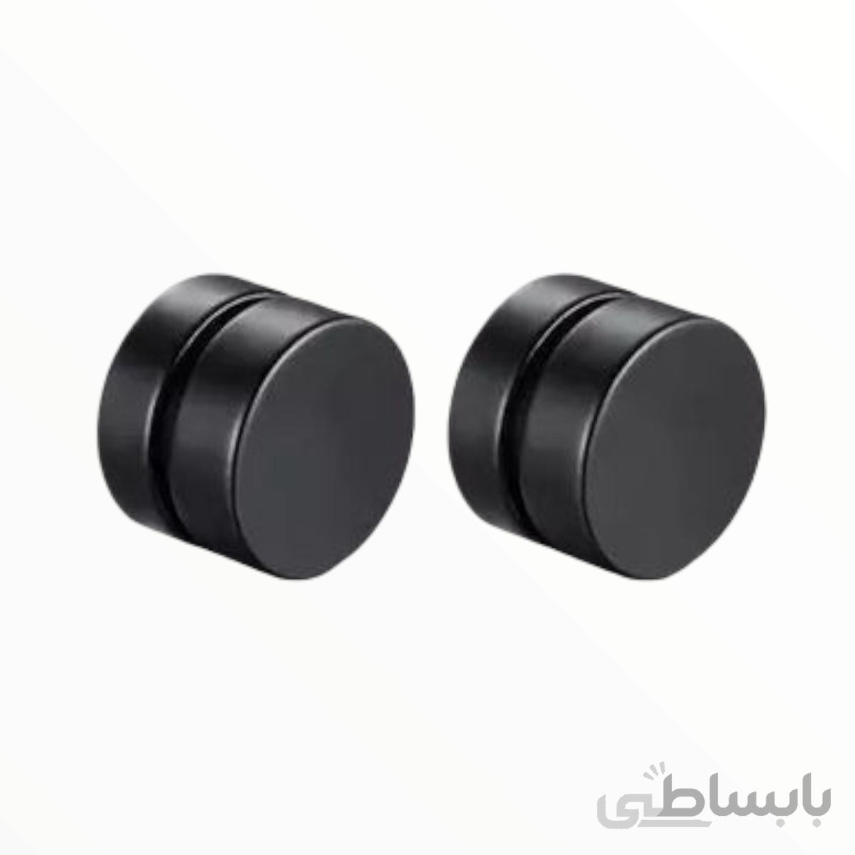 پیرسینگ گوش اهنربایی مشکی