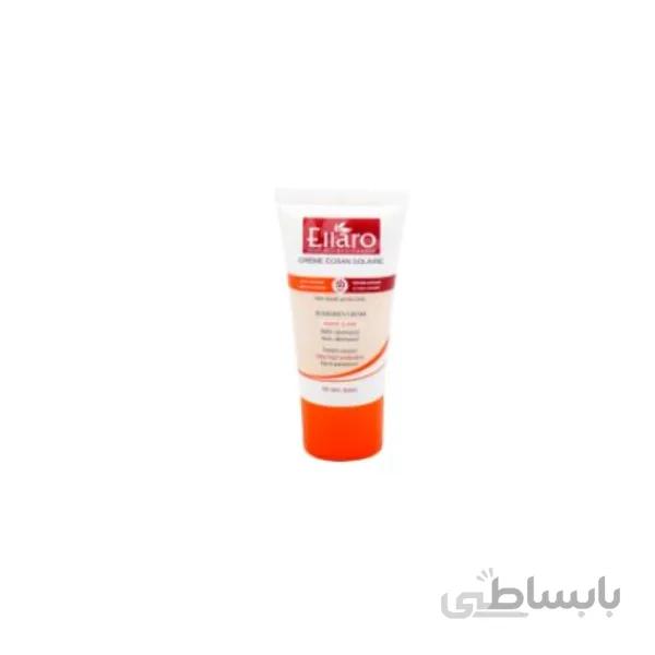 کرم ضد آفتاب سایز کوچک رنگ بژ روشن الارو spf50