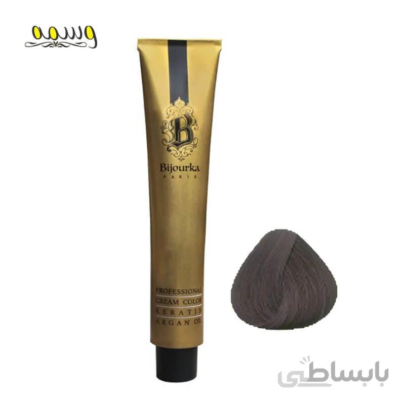 رنگ مو بیجورکا سری gold 24k قهوه ای خاکستری 4.1 حجم 100 m