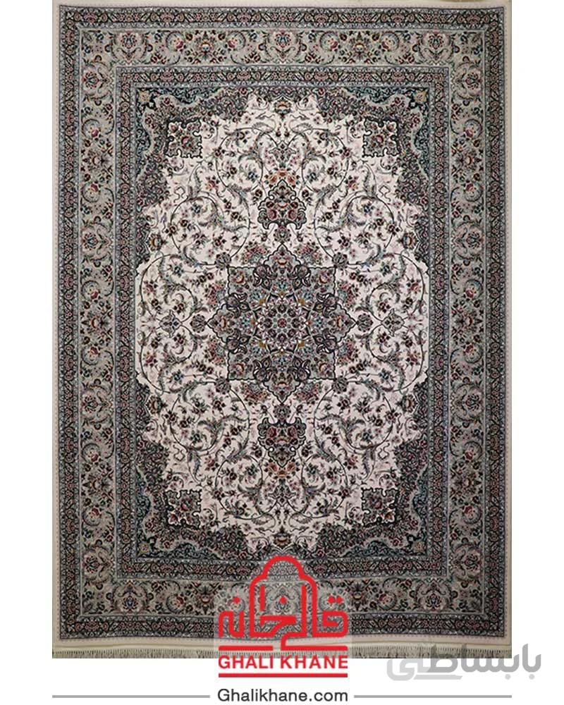 فرش ماشینی کاشان 700 شانه طرح لعیا