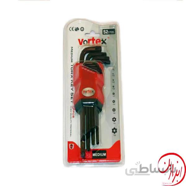 آچار آلن ستاره ای VORTEX