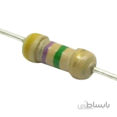 مقاومت 3.3 مگا اهم 1/4 وات 5 درصد | 3.3M