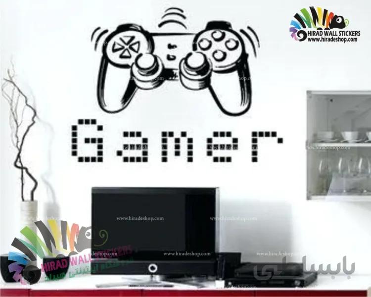 استیکر دیواری گیم نت و کلوپ و بازی دسته بازی پلی استیشن 3 PlayStation 3 Controller Wallstickers کد h915