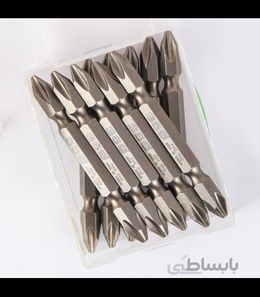 سر پیچ گوشتی PH2 سایز 65میلیمتر بسته 10 عددی