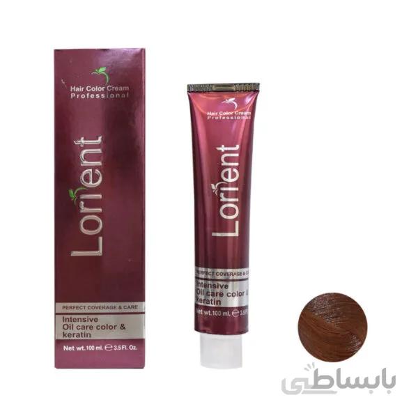 رنگ مو لورینت شماره H5 حجم 100 میلی لیتر رنگ عسلی متوسط