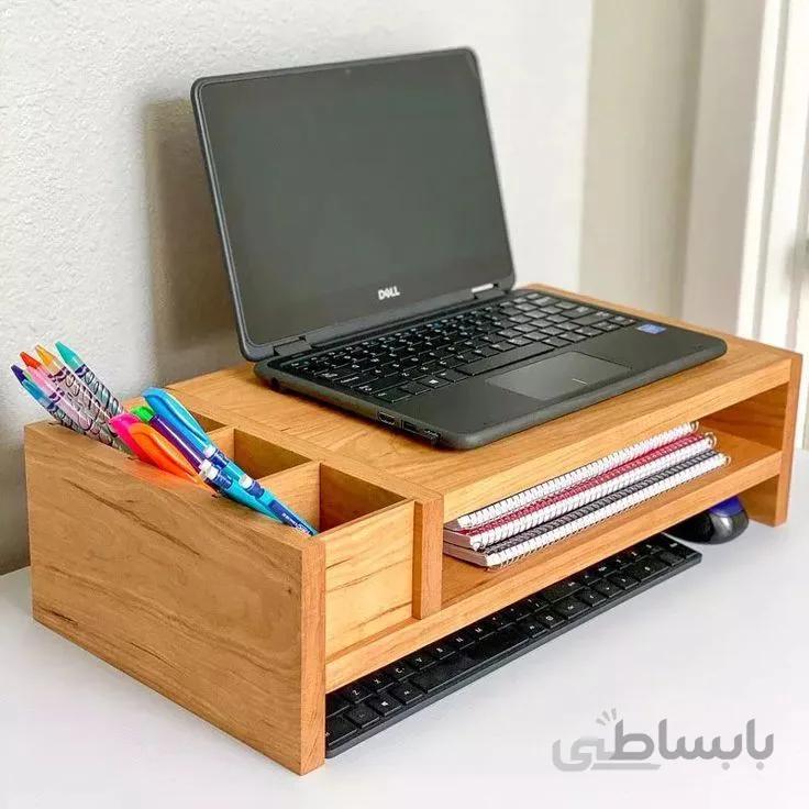 استند رومیزی لپ تاپ و کتاب