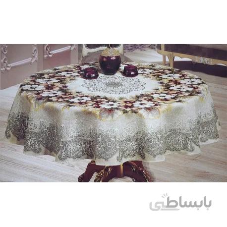 رومیزی ساغول تک استیل 4 نفره مدل ST-118قطر 160