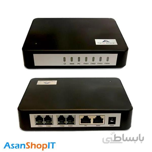 گیت وی 4 پورت fxs نیوراک HX404G