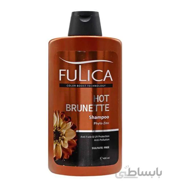 شامپو تثبیت کننده و محافظ موهای رنگ شده (موهای قهوه‌ای و مشکی) فولیکا ا HOT BRUNETTE Shampoo FULICA