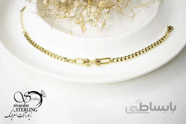 دستبند استیل زنانه قفل