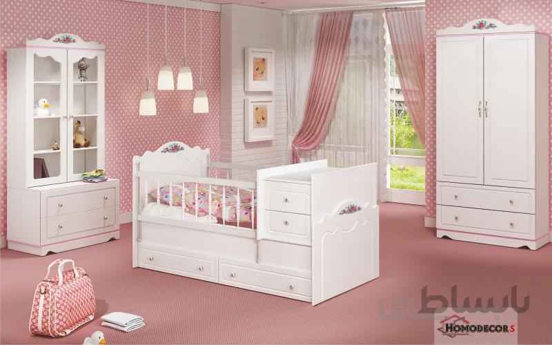 تخت خواب نوزاد کودک مدل c106
