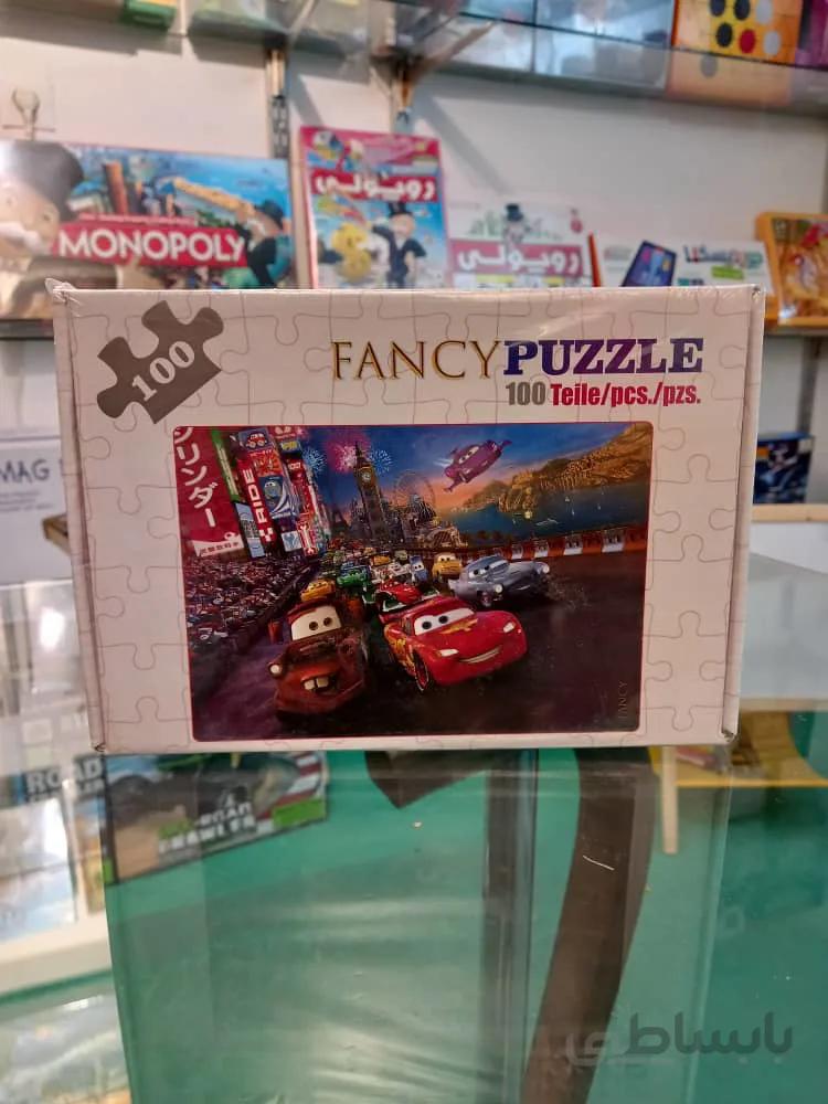 پازل 100 قطعه طرح ماشینها fancy ا Fancy 100 pcs puzzle Cars