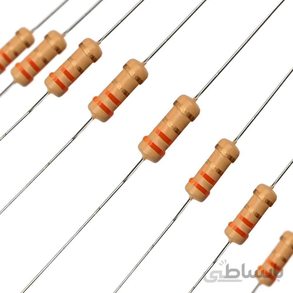 مقاومت 3.3ohm 1/2W
