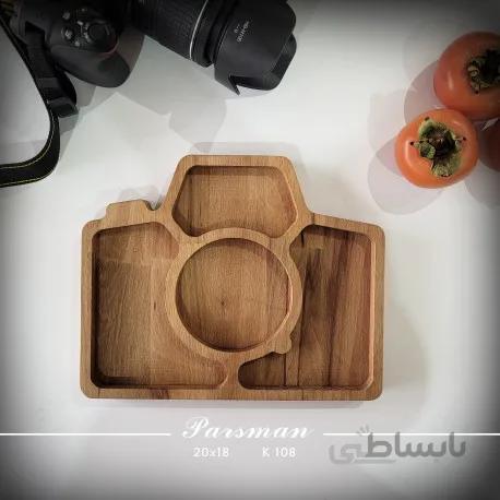 ظرف چوبی کودک طرح دوربین