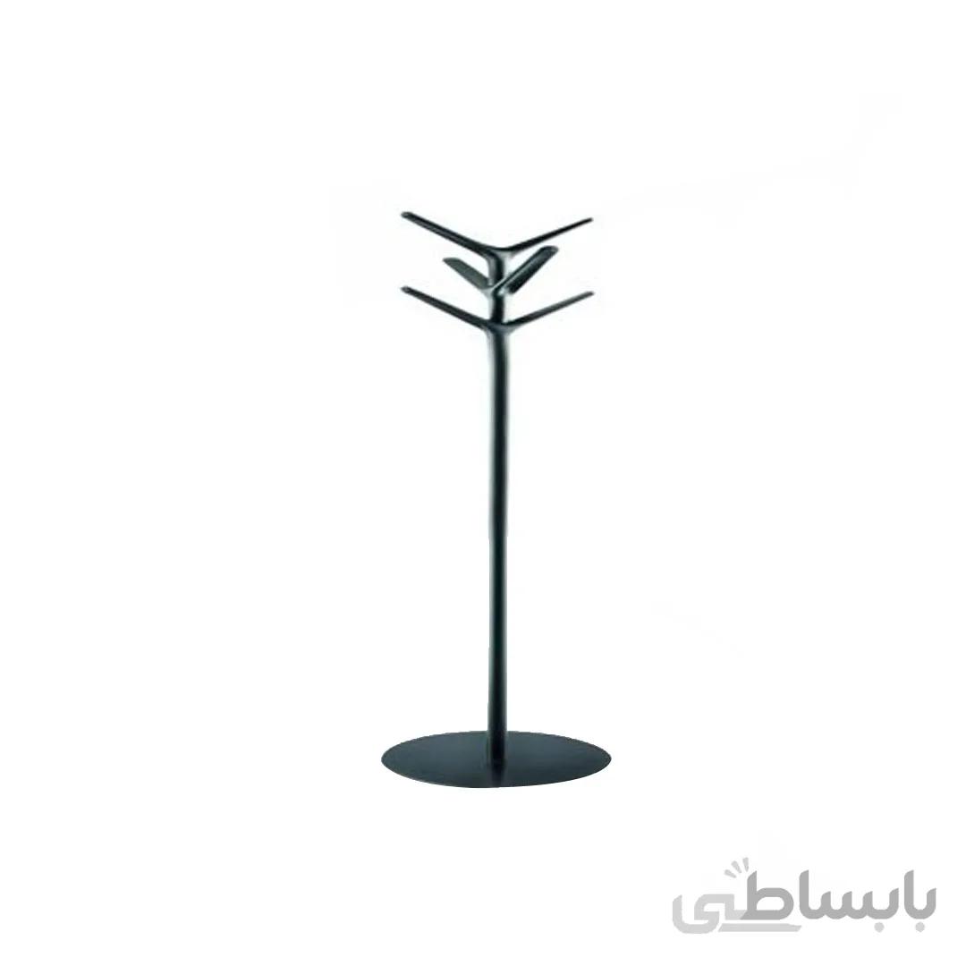جا لباسی 6 شاخه مشکی مدل فلورا
