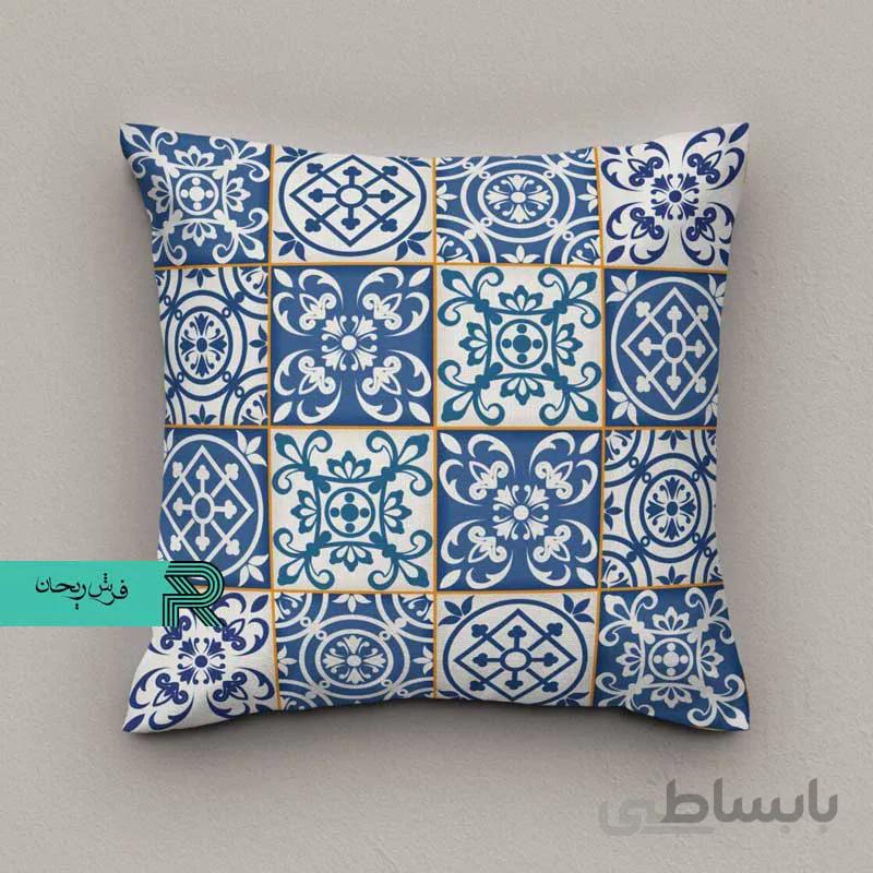 کوسن مخمل طرح اسلیمی
