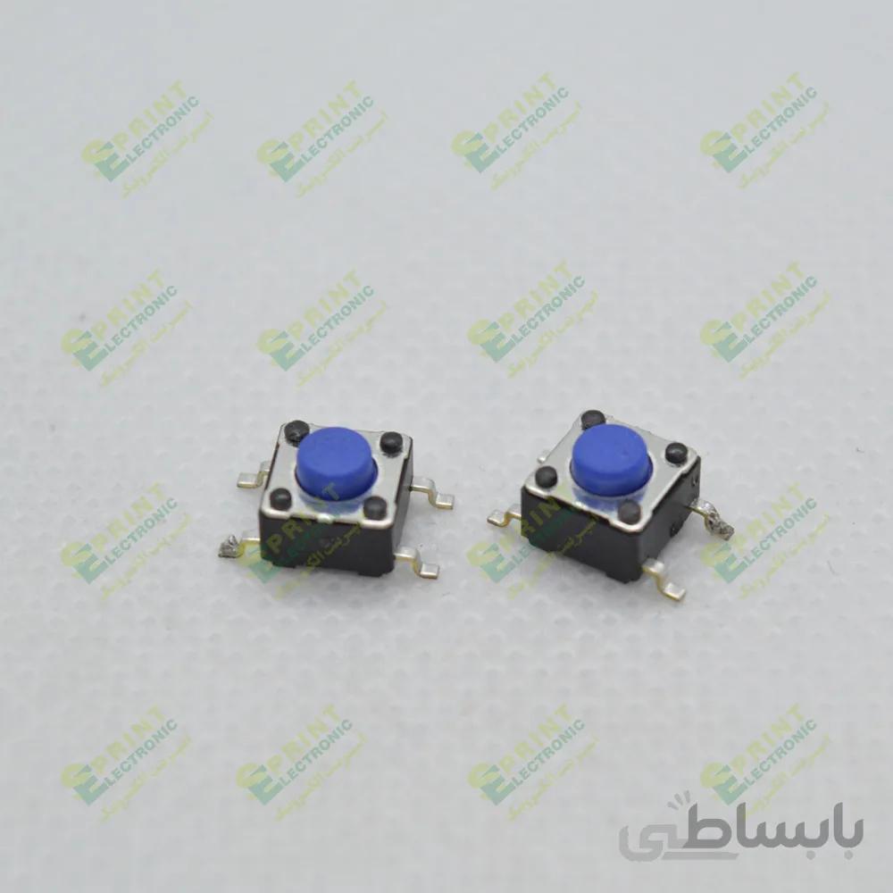 تک سوییچ نواری 4 پایه SMD سایز 4.3*6*6 (حلقه 1000 عددی )
