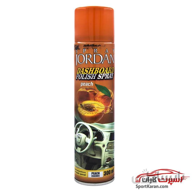 اسپری خوشبو کننده و براق کننده داشبورد جردن با رایحه هلو ا Jordan Dashboard Polish Spray - Peach
