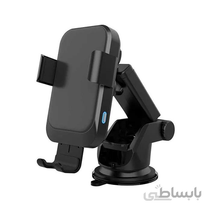 پایه نگهدارنده و شارژ وایرلس گوشی موبایل پاورولوژی مدل P15WCMEBK
