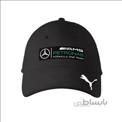 کلاه کتان مشکی بنز petronas
