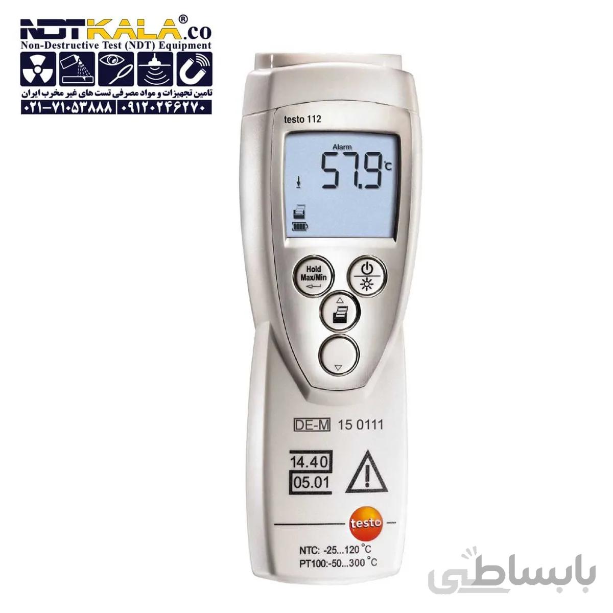 دماسنج مرجع NTC وPT100 مدل تستو TESTO 112