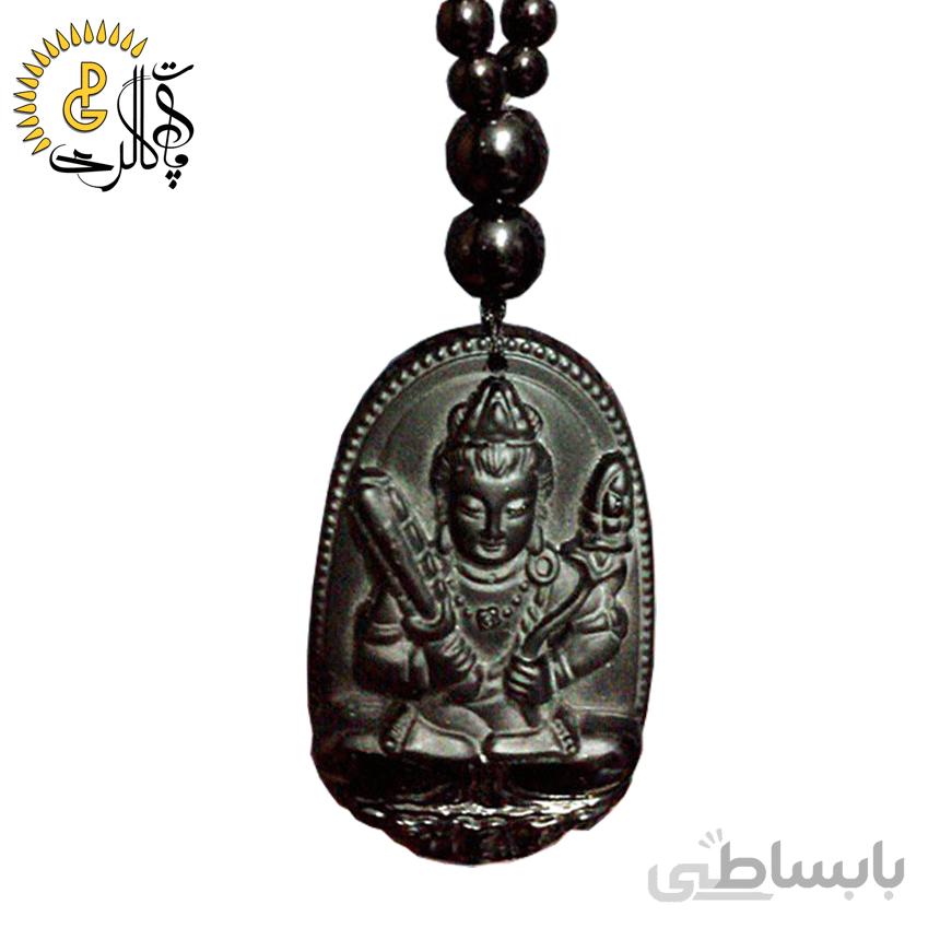 گردنبند سنگی طرح بودا کد 0337